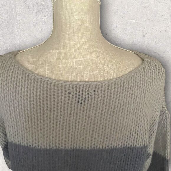 Lucky Brand | Women’s Bold Stripe Wool Blend Pullover Sweater Size Small S - Picture 9 of 11